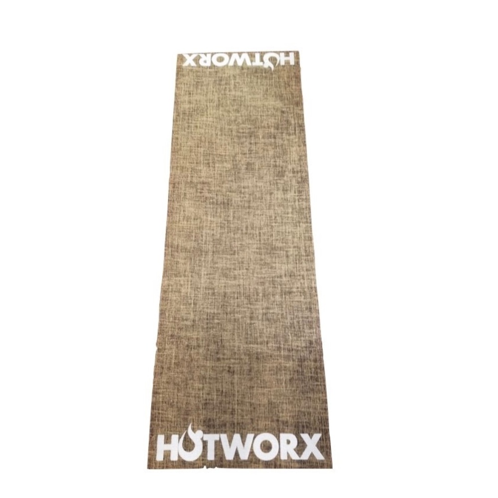 HOTWORX Brown Exercise Mat with Logo